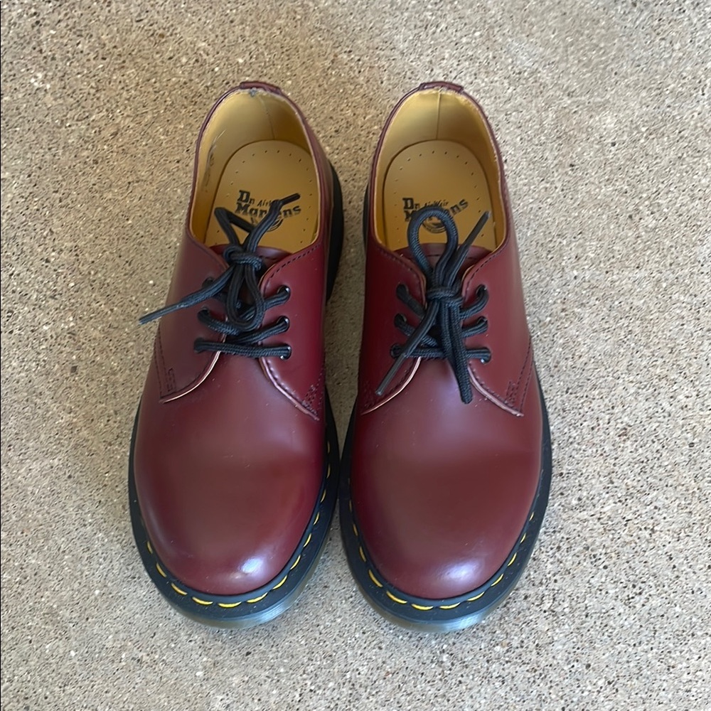 NEW without box - Dr. Martens 1461 Cherry Red Leather Oxfords